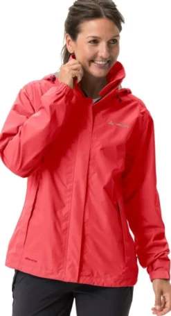 Vaude Escape Light Jacket naisten ulkoilutakki, punainen