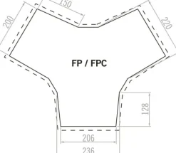 Vaude FPC Badawi 4P Bark telttapohja