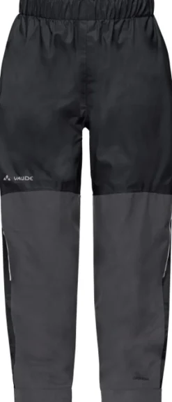 Vaude Kids Escape Pants VI lasten ulkoiluhousut, musta