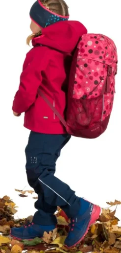 Vaude Kids Rondane Jacket IV lasten softshell-takki, Crocus/Dark Sea