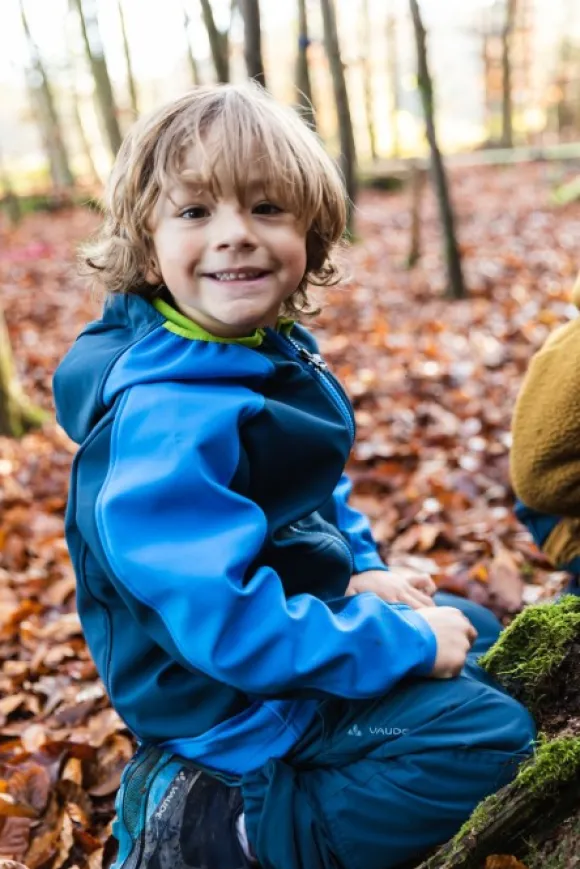 Vaude Kids Rondane Jacket IV lasten softshell-takki, sininen