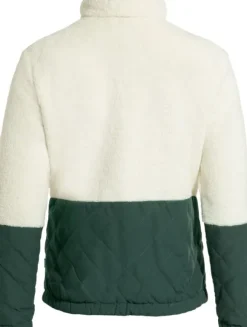 Vaude Manukau naisten fleecetakki, vihreä/valkoinen