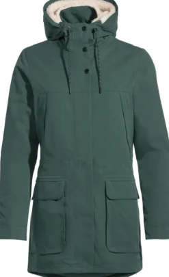 Vaude Manukau Parka II naisten talvitakki, vihreä