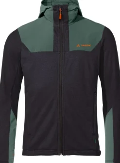 Vaude Monviso Wosodfiber fleecetakki, musta/vihreä