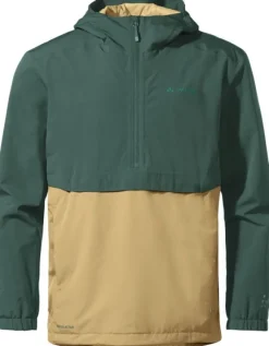 Vaude Neyland Half Zip Jacket anorakki, vihreä/ruskea