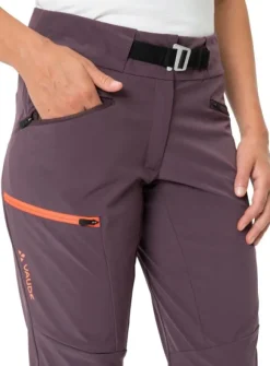 Vaude Tekoa Biobased Pants naisten vaellushousut, violetti