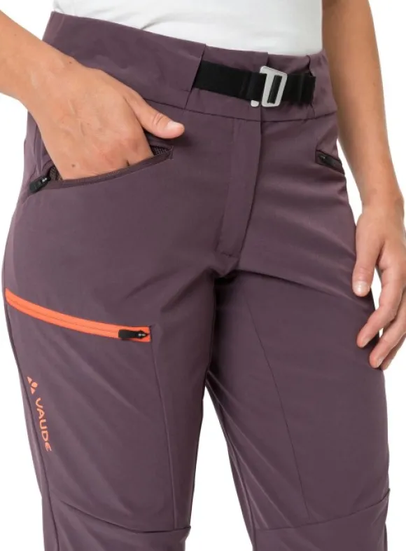 Vaude Tekoa Biobased Pants naisten vaellushousut, violetti