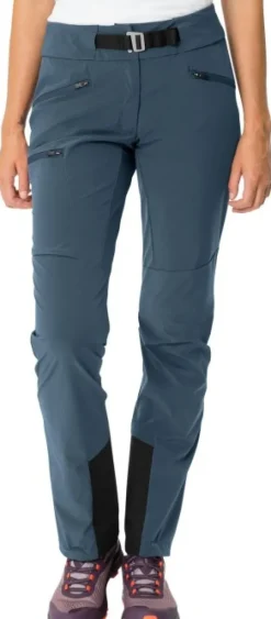 Vaude Tekoa Biobased Pants naisten vaellushousut, tummansininen