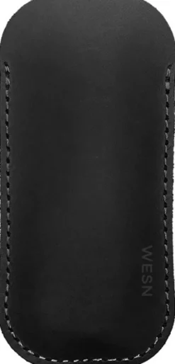 WESN Allman Leather Sheath tuppi, Black