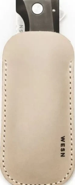 WESN Allman Leather Sheath tuppi, Black