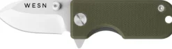 WESN Microblade OD Green G10 X Titanium taittoveitsi