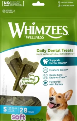 Whimzees Soft hammashoitoherkku S 28 kpl 420 g