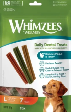Whimzees Stix L 7 kpl 420g