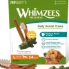 Whimzees Variety L hammashoitoherkut säästöpakkaus, 14 kpl