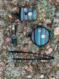 Woolly Wolf Collar koiran kaulapanta, 18 - 25 cm, Woodland