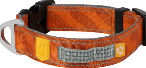 Woolly Wolf Roam Collar koirien kaulapanta, L, Terracotta Ripple