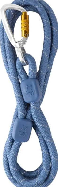 Woolly Wolf Rope Leash köysihihna, 10 mm, vaaleansininen