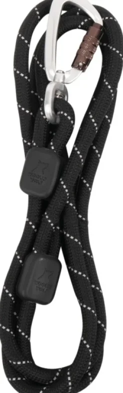 Woolly Wolf Rope Leash köysitalutin, Raven Black