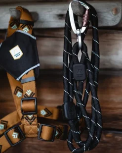 Woolly Wolf Rope Leash köysitalutin, Raven Black