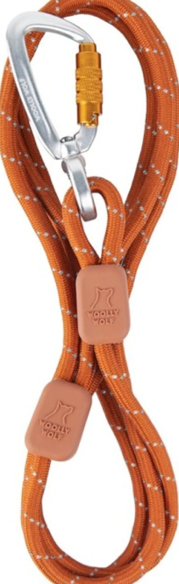 Woolly Wolf Rope Leash Thin köysihihna, 8 mm, oranssi