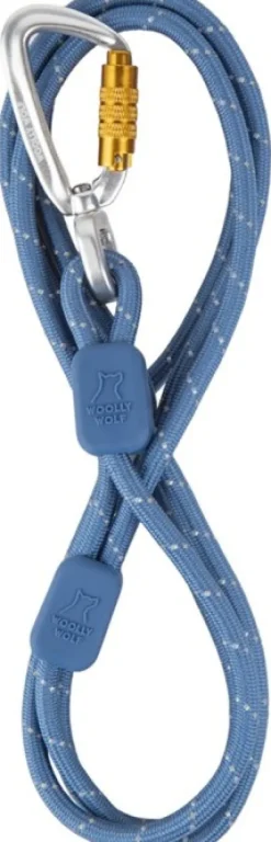 Woolly Wolf Rope Leash Thin köysihihna, 8 mm, vaaleansininen