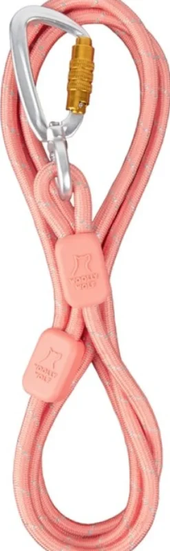 Woolly Wolf talutushihna, 8 mm, Salmon Pink