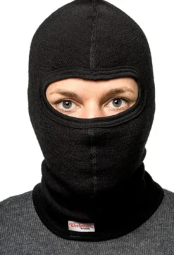 Woolpower Balaclava 200 balaclava, musta