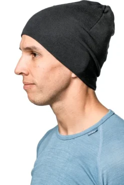 Woolpower Beanie LITE merinovillapipo, unisex, musta