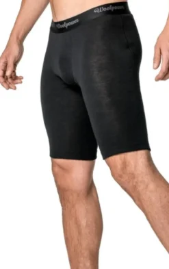 Woolpower Boxer Xlong kerrastoshortsit, musta