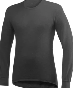 Woolpower Crewneck 200 pitkähihainen paita, unisex, harmaa