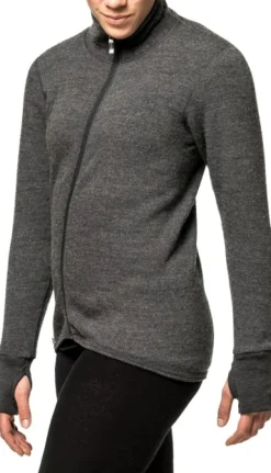 Woolpower Full Zip Jacket 400 -takki, unisex, Grey