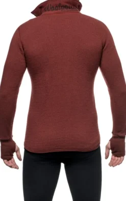 Woolpower Full Zip Jacket 400 -takki, unisex, Rust Red