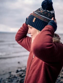 Woolpower Full Zip Jacket 400 -takki, unisex, Rust Red