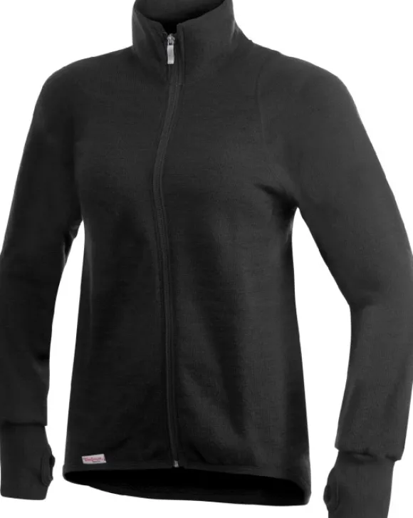 Woolpower Full Zip Jacket 600 villafroteetakki, unisex, musta