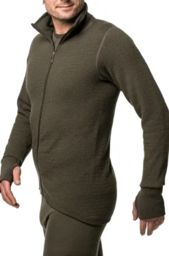 Woolpower Full Zip Jacket 400 Unisex Pine Green