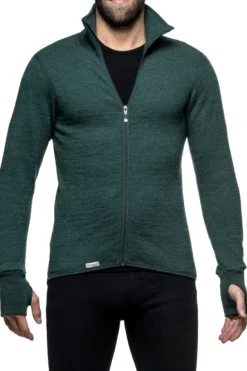 Woolpower Full Zip Jacket 400 -takki, unisex, Forest Green