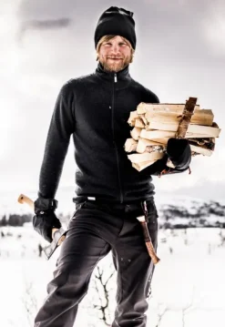 Woolpower Full Zip Jacket 400 Unisex Black