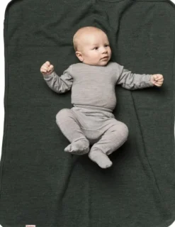 Woolpower Kids Blanket 400 merinovillapeitto, Forest Green