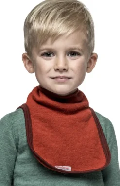 Woolpower Kids Mock Turtleneck 200 lasten merinovillakauluri, punainen