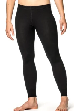 Woolpower Long Johns 400 kerrastohousut, unisex, musta