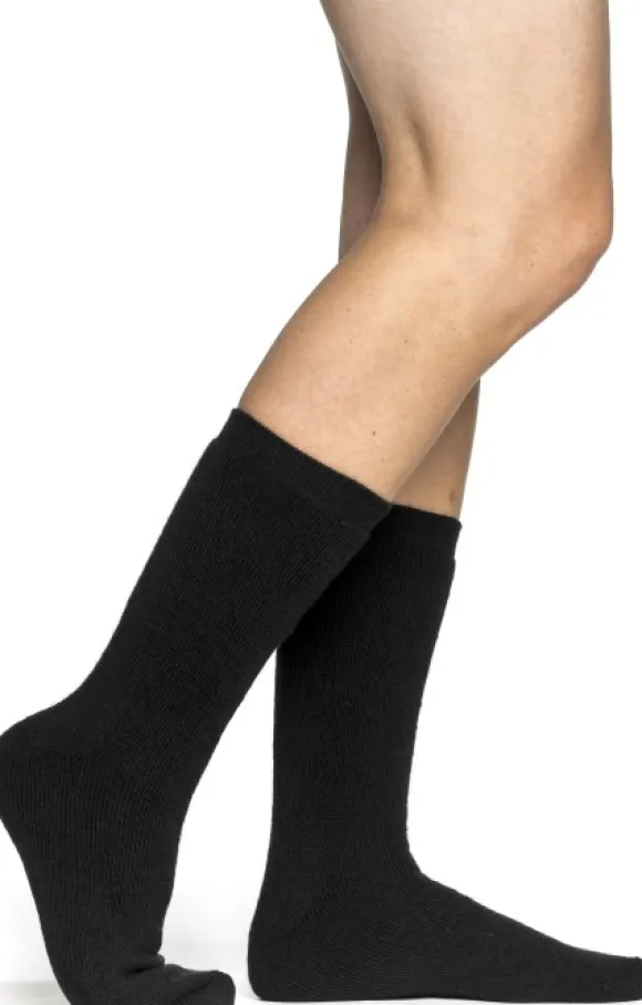 Woolpower Socks Classic 400 Unisex merinovillasukka, musta