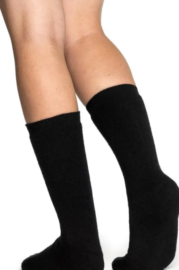 Woolpower Socks Classic 400 Unisex merinovillasukka, musta