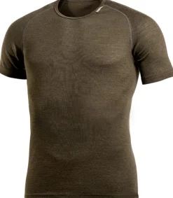 Woolpower Tee Lite lyhythihainen kerrastopaita, unisex, vihreä