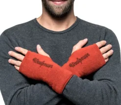 Woolpower Wrist Gaiter -rannelämmittimet, Autumn Red