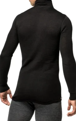 Woolpower Zip Turtleneck 200 Unisex Black
