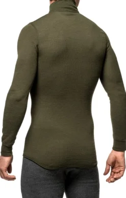 Woolpower Zip Turtleneck 200 Unisex Pine Green