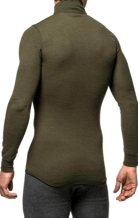 Woolpower Zip Turtleneck 200 Unisex Pine Green