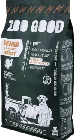 ZOO GOOD Turkey Light & Senior All Breed 12 kg